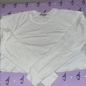 long sleeve crop top